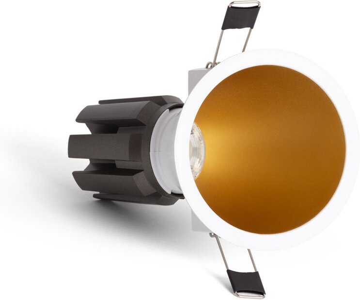 Ledkia - led Downlight Einbaustrahler 9-12W Konisch Neigung 20º Areni Schnitt ø 85 mm