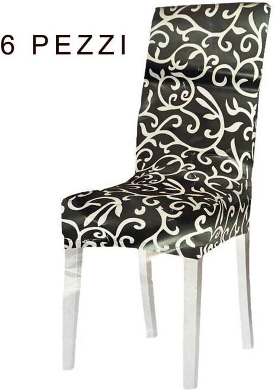 Trade Shop Traesio - Trade Shop - set mit 2 elastischen stuhlhüllen mit spirituosen in verschiedenen farben -