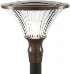 Thumbnail - Moderne Außenlampe aus Aluminiumguss, transparenter Diffusor, 60mm Durchmesser, maximale Höhe 160mm, IP65 Corten