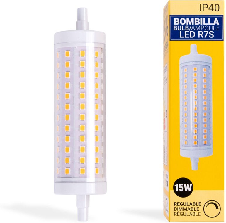 LED-Lampe R7S Dimmbar 118mm 15W 230V 1700lm
