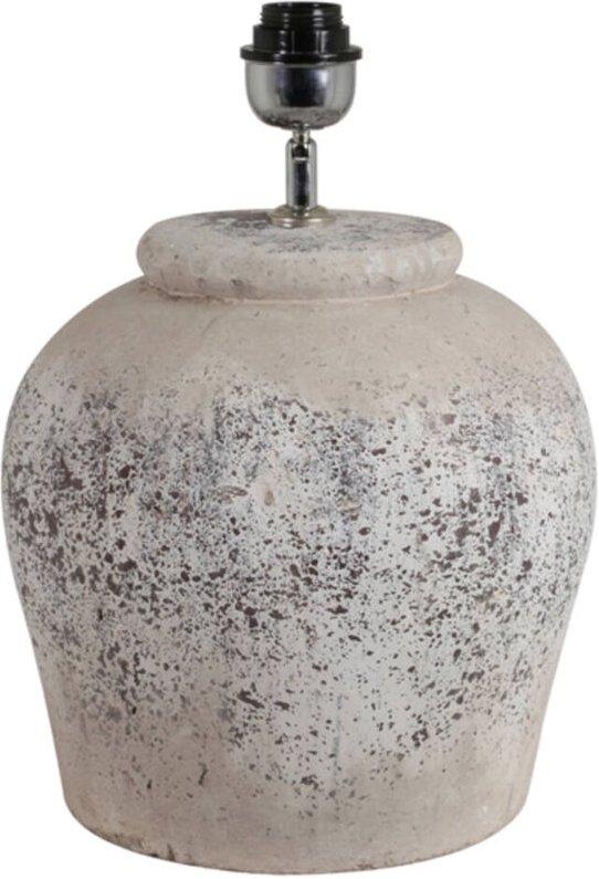 Tischlampe - Etna - grau - keramik - einzelne - Light&living