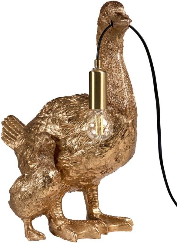 Tischlampe Ente DAFFY Gold
