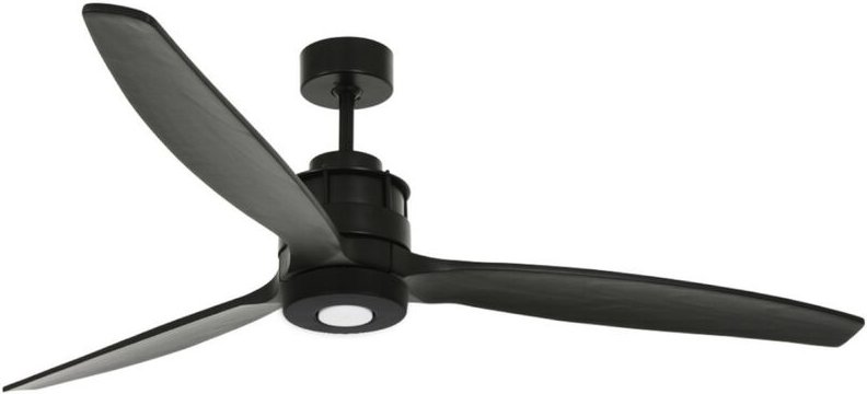 Energiespar Deckenventilator Airfusion Akmani LED Schwarz