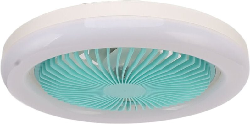 GLOGLOW Kronleuchter mit Deckenventilator, Kleiner Deckenventilator, Hochlichtdurchlässiger Lampenschirm, E27, 36W, Leis...