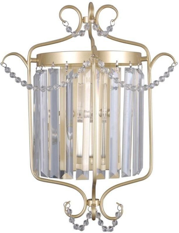 Thumbnail - Rinaldo - Klassische Wandleuchte Golden Champagne 1 Light, E14 - Italux