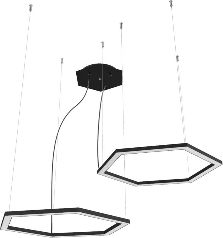 LUMICOM - Esagono Pendelleuchte Gestaffelt