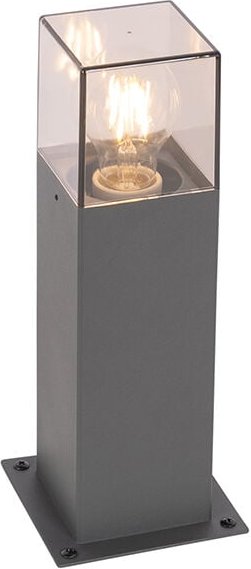 Moderne stehende Außenleuchte 30 cm dunkelgrau IP44 - Dänemark