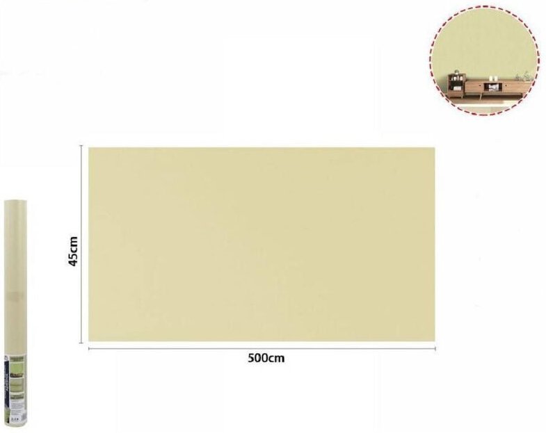 Trade Shop Traesio - Trade Shop - rotolo pellicola adesiva color gialla 45CMX5MT für lebensmittel carta da parati 71127 ...