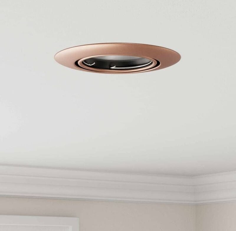 Spotlights mit Scheinwerfern Kupferrot 9 x 9 cm Metall Vidaxl