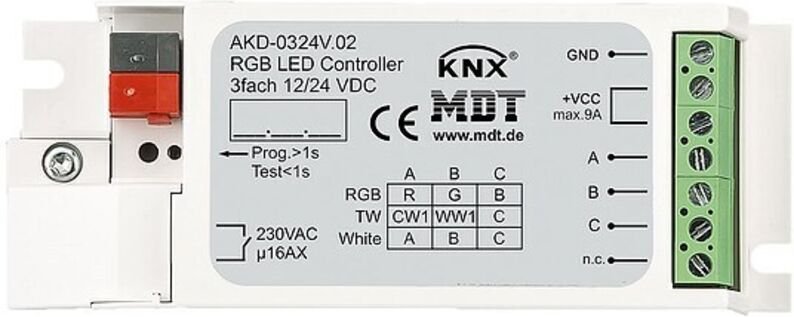 Unterputz-LED Controller 3-Kanal 3/6 A, RGB