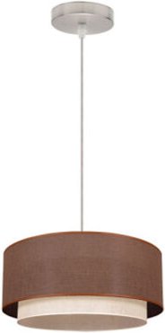 Fabrilamp - My Lamp - Tischlampe 1l Braun Zylindrisch (30x15)