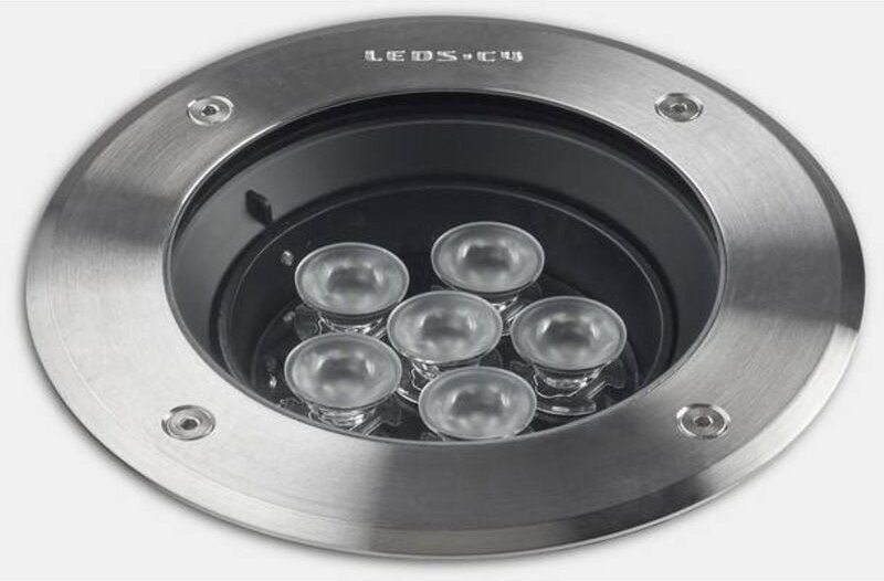 Thumbnail - Gea - Außen led Einbau Boden Uplight Edelstahl poliert 12,5 cm 785 lm 29deg. 4000K IP67 - Leds-c4