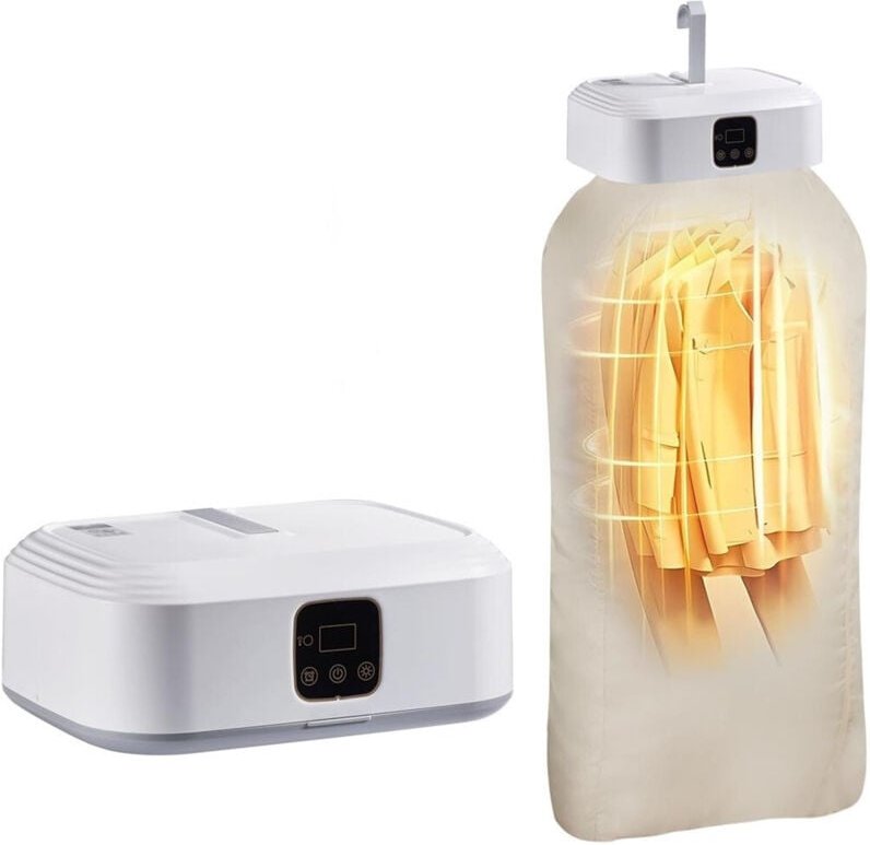 Trade Shop Traesio - Trade Shop - tragbarer elektrischer trockner mit timer und automatischer abschaltung, 1200 w heissl...