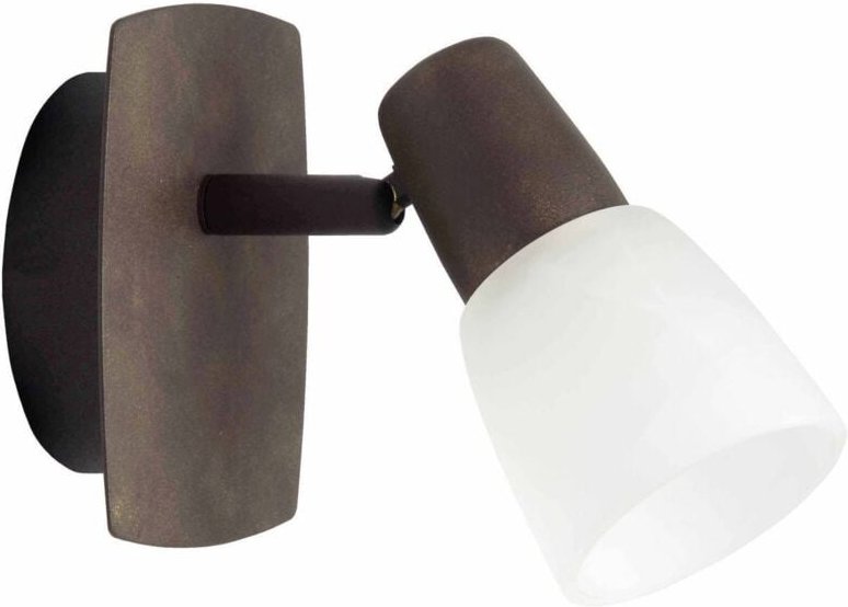 BRILLIANT Lampe Milos Wandspot altkupfer/weiß-alabaster 1x R50, E14, 40W, geeignet für Reflektorlampen (nicht enthalten)...