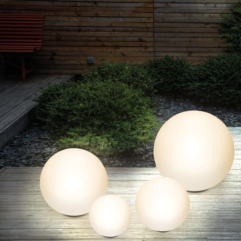 Solarkugel siena 4er-Set ⌀=20, 30, 40 und 50 cm 16 Leuchtfarben 102896 - Esotec