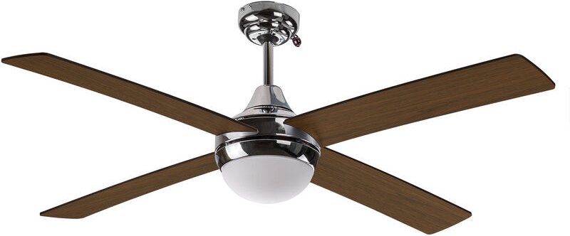 Dema - Deckenventilator Ventilator Granada braun ø 130 cm mit Lampe + Fernbedienung