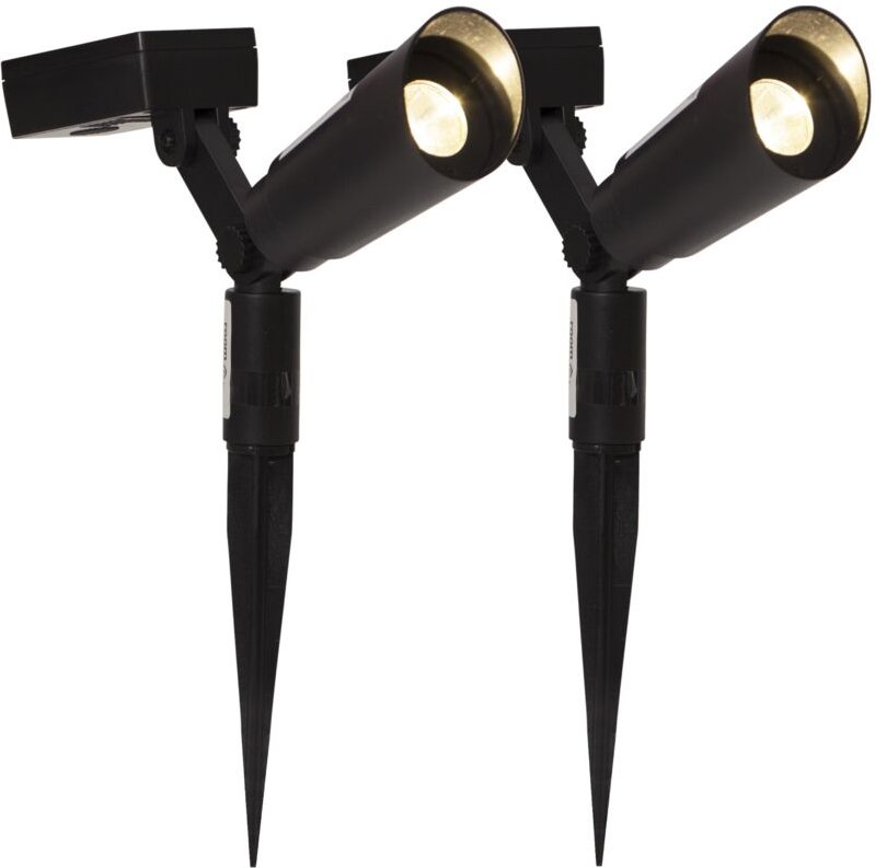 Star - 480-60, Solarstab, Plastik, Schwarz, 15 x 5 x 20 cm, 2er Set