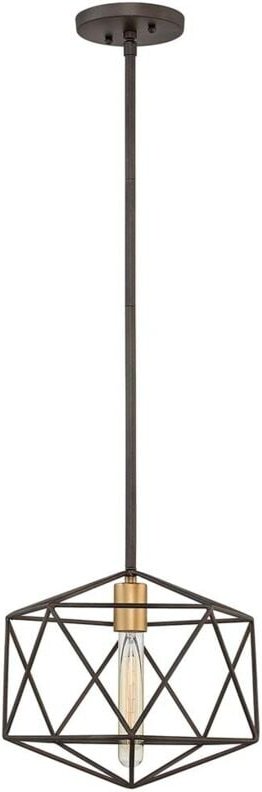 Elstead - Pendellampe Deckenleuchte Hängelampe Metall Bronze d 30,5 cm Esszimmerlampe