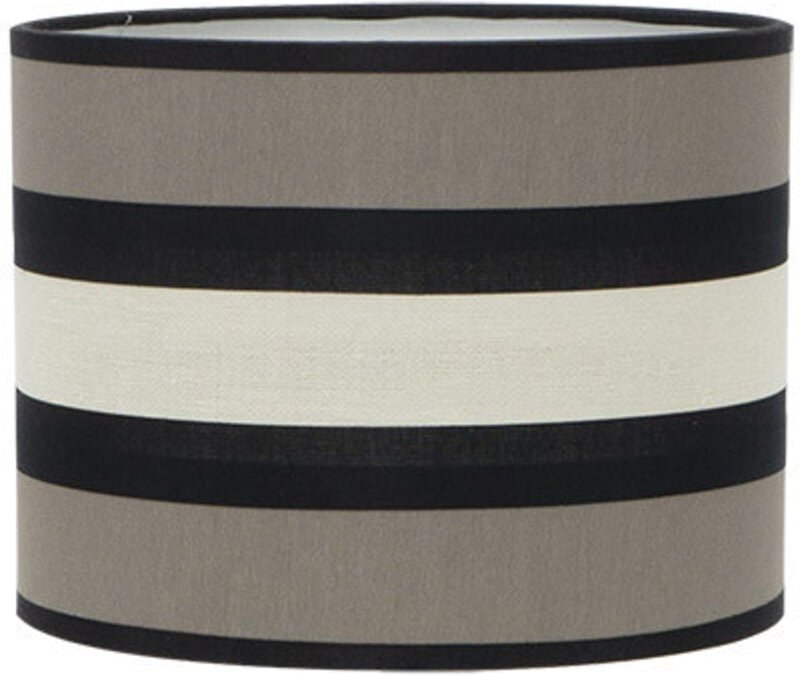 Fabrilamp - Karla - Lampe de Tischleuchte braun/beige, E27 (Ø25 x 25 x 25 x 19 cm), mehrfarbig, Einheitsgröße