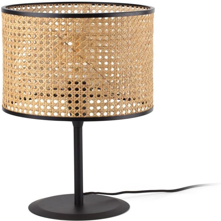 Mambo Tischlampe schwarz/rattan 64311-48