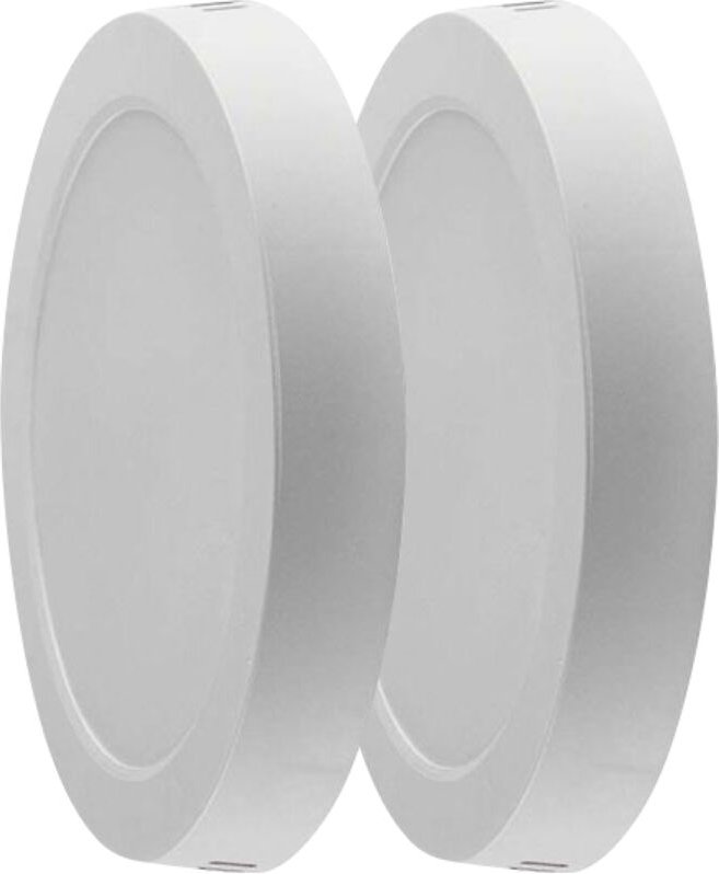 V-TAC LED Mini Panel - Hinterleuchtete Oberfläche - IP20 - Weiß - 6W - 660 Lumen - 6500K - 2er-Pack