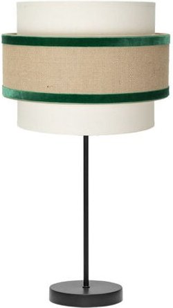 Tischleuchte de Gr. Cornalina 1xe27 Beige/grün 30d