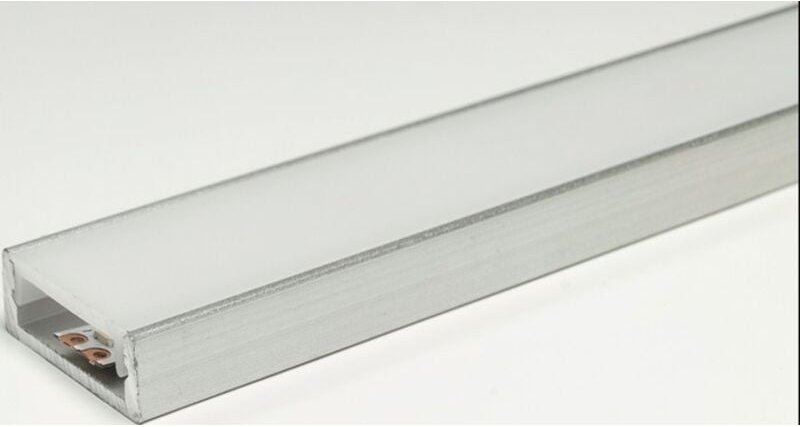 L&s - led Leuchtenprofil Paris Paris Nutmaß 18x7 mm Einbau Aluminium EV1