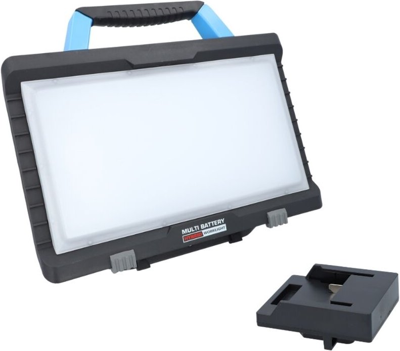 BTEC Worker Multi Akku 50 Watt Arbeitsleuchte IP54 LED Baustrahler Arbeitslampe Bauleuchte Werkstattlampe Baustellenlamp...