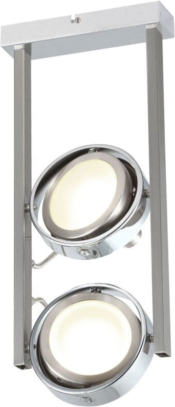 LED Decken Leuchte Wohn Zimmer Spot Beleuchtung Strahler Chrom Lampe verstellbar