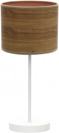 Fabrilamp - Jerte Tischleuchte 1xe14 Weiß/Dunkelholz 42x17x17 Cm mark