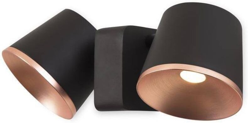 Drone - Integrierte led Wand- / Deckenleuchte Braun, Kupfer - Leds-c4