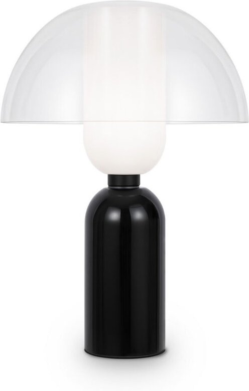 Maytoni Memory Moderne Tischlampe Schwarz 1xE14 Glasschirm