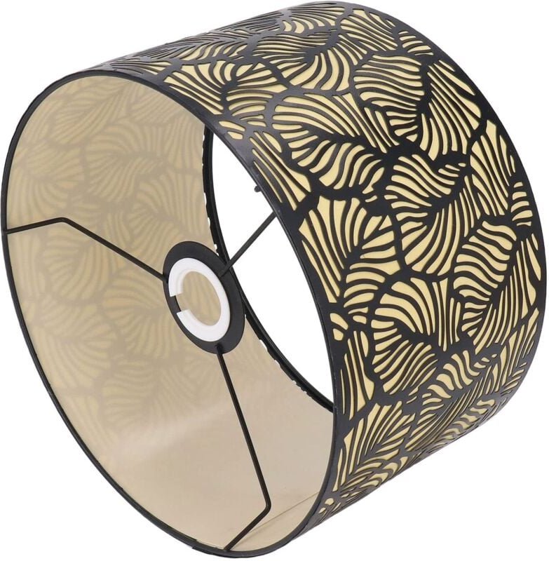 Hohler Tischlampenschirm, hohe Lichtdurchlässigkeit, 25,4 cm Durchmesser, hohler Metalllampenschirm, 15,2 cm Höhe, für E...