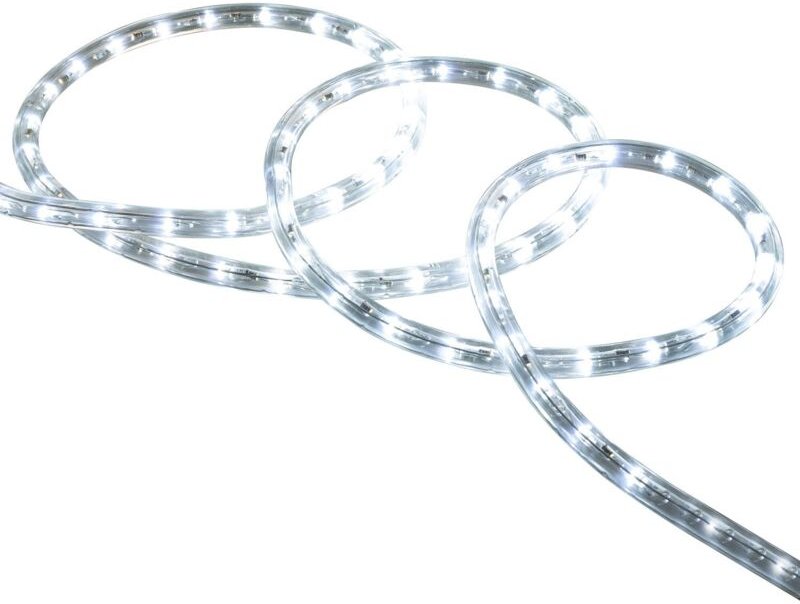 Thumbnail - LED-Schlauch Rund 220V AC 36 LEDs/m Kaltweiss IP65 nach Mass Schnitt alle 100 cm 50 m