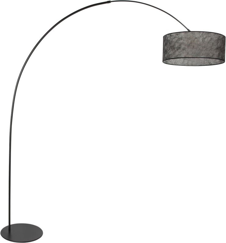 Steinhauer - Anne Lighting - stehlampe - Curve - schwarz - metall - bogenlampe