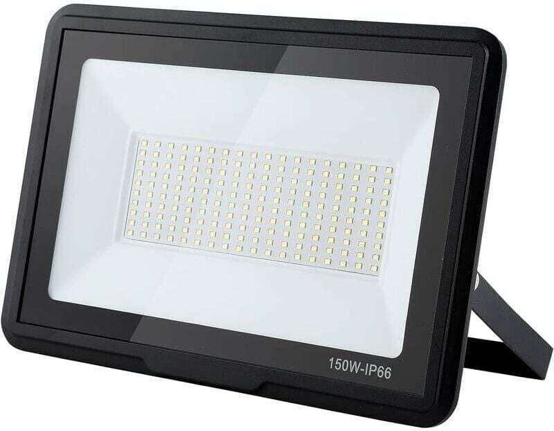 LED-Außenstrahler, 150 W, 15000 lm, 6000 K, IP66 wasserdicht, Sicherheitsbeleuchtung für Garten, Garage, Hof, Parkplatz ...