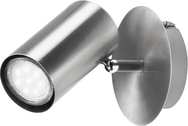 Led Wandstrahler fainas Silber, Spot schwenkbar, Breite 11cm