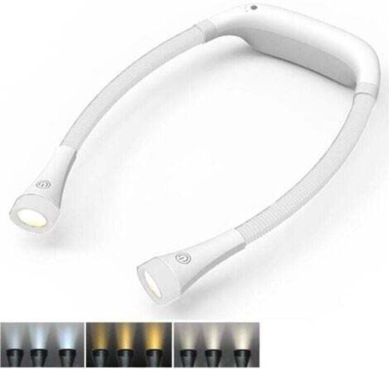 Der Augenschutz für weiße Schüler führte dazu, dass sie zum Lesen eine USB-betriebene Nackenlampe benutzten, die die Buc...