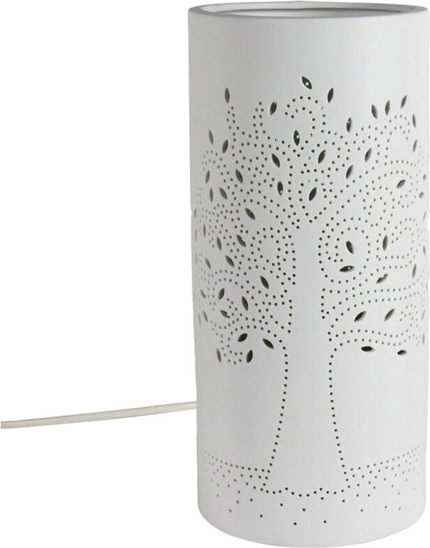 Lampenlampen Weiße Tischlampe - 28x13x13cm - Signes Grimalt