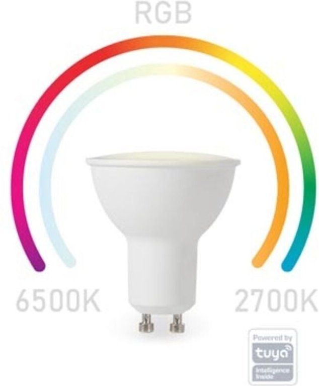 Velleman - rgb smart-wi-fi-lampe - KALTWEIß & WARMWEIß - E10 - GU10