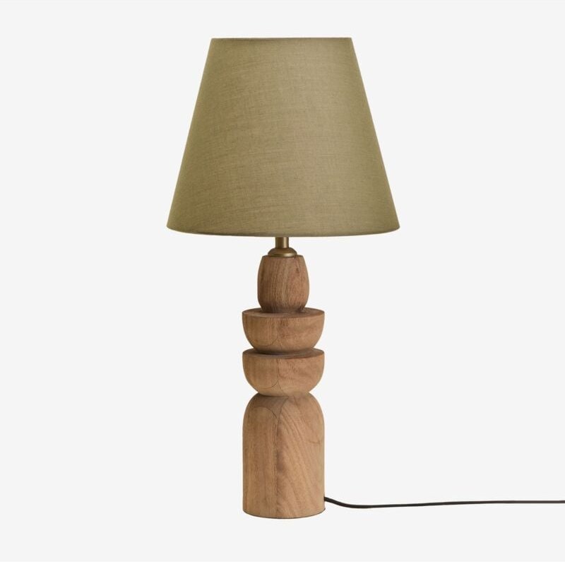 SKLUM Koski Tischlampe aus Mangoholz Mango-Holz