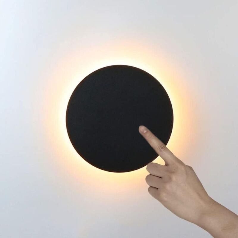 LED-Wandleuchte für den Innenbereich mit Touch-Schalter, 3 Farben, einstellbarer Farbtemperatur, moderne 12-W-Wandleucht...