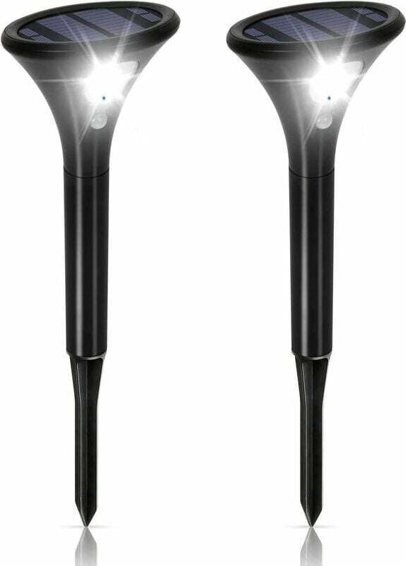 Solar-Außenstrahler mit Bewegungsmelder, IP65 wasserdicht, kabellos und verstellbar, LED-Sicherheitsstrahler für Garten,...