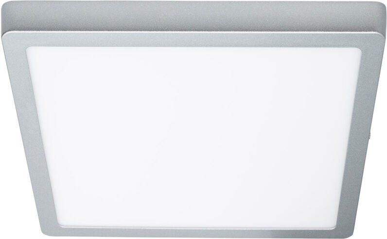 Efectoled - LED-Deckenleuchte 24W Eckig Aluminium 280x280 mm Slim cct Wählbar Galán SwitchDimm Silber