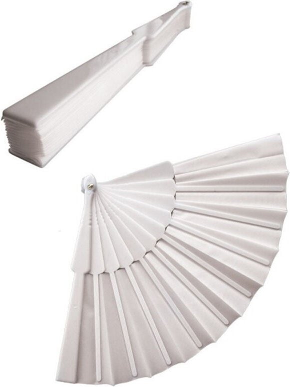 Trade Shop Traesio - Trade Shop - 12 ventagli bianco segnaposto forarch matrimonio sposi wedding -