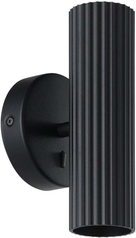 Eglo Wandleuchte Portillo schwarz 20 x 11 cm