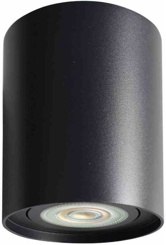 Spot Bima Rund Schwarz 1xGU10