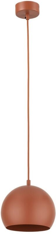 TK Zoe 17cm Kuppel Pendelleuchte Ziegel 1xE27