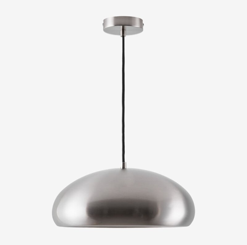 Deckenleuchte aus Metall Hilma Grau Chrom - Sklum