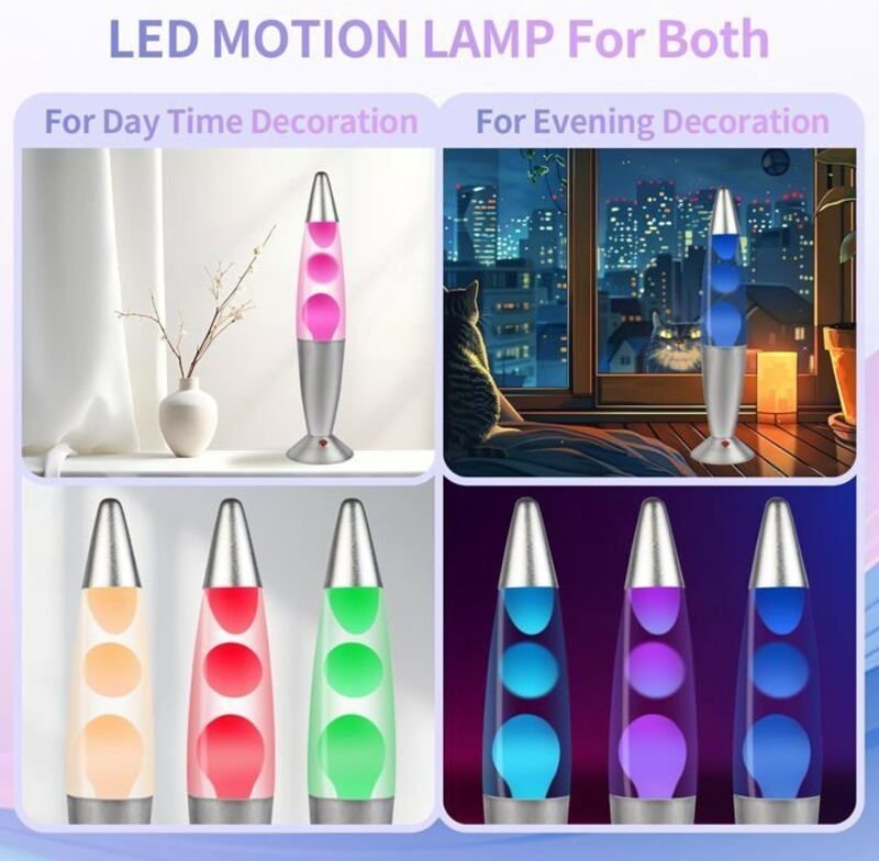 Lavalampe - CELLUSTOP - Rakete - 25 Watt - 34 cm - Blau